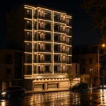 نورپردازی دکوراتیو نمای ساختمان
