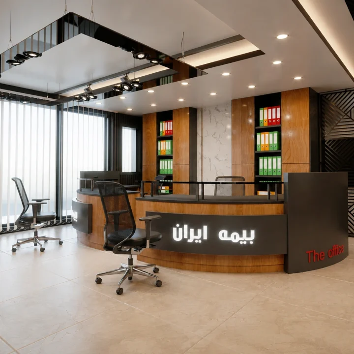 دکوراسیون اداری مدرن و شیک