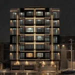 طراحی نما ساختمان مدرن در تهران